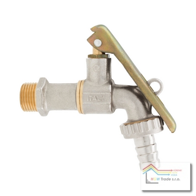 Výtok gul.záhradný 1/2"so zámkou